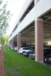 Elliot Hospital parking structure in Manchester NH by Dailey Precast